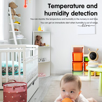 Moniteur Bébé Intelligent Mart Smart Home 5'' Wi-Fi avec Détection de Mouvement et de Pleurs, Audio Bidirectionnel, Température, Humidité, Berceuses, Rappel d'Alimentation et Vision Nocturne