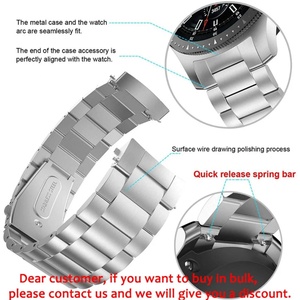 Correa de 18mm, 22mm, 20mm, 24mm para Samsung Galaxy Watch 6, 5, 4 (40mm, 44mm, 46mm), 5 Pro (45mm), Correa de Acero Inoxidable para Amazfit Bip y Huawei 4 - Product Image 3