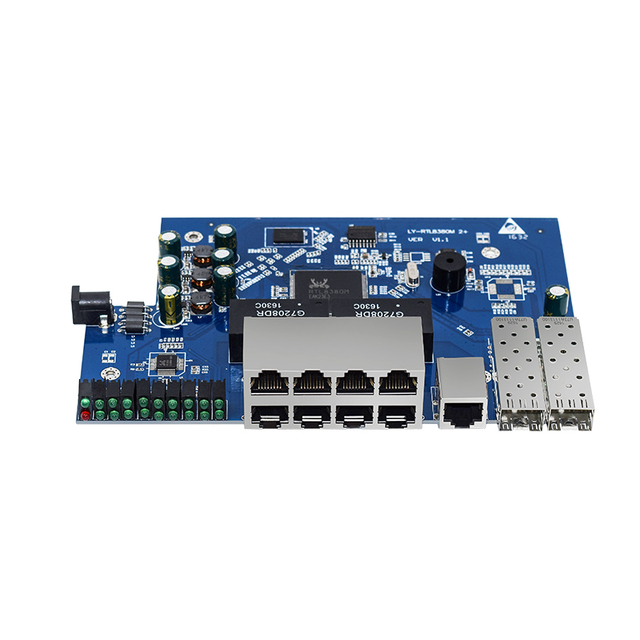 Factory Directly 8 Port 10/100/1000mbps Managed Ethernet Switch PCB Board Network Switch Module Card