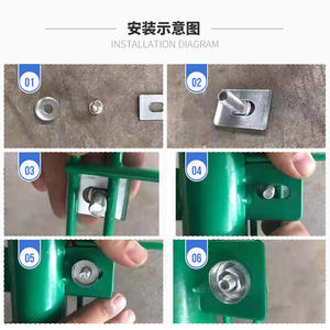 Valla de alambre de púas de acero personalizada, estación de energía fotovoltaica, alambre de púas bilateral, valla de prisión - Product Image 3