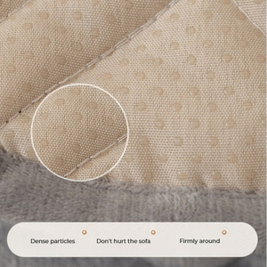 Cristal Velvet Inverno Plush Sofá Slipcover Quatro Estações Universal Combinação Almofada Antiderrapante para Sala de Estar