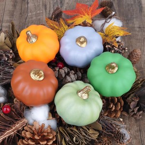 16 Pcs Artificial Foam Pumpkins Bulk Harvest <b>Decor</b> for Fall Autumn <b>Halloween</b> Graduation Home Holiday - Product Image 3