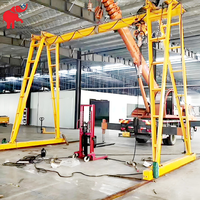Mini-grue portique réglable en hauteur, 1 tonne, 2 tonnes, 3 tonnes, 5 tonnes, 6 tonnes, 7 tonnes, 8 tonnes, 10 tonnes, grue portique mobile portable
