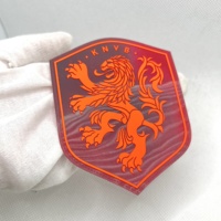 Patch logo lenticulaire 3D OEM à effet dynamique pour vêtements, sacs à dos, chaussures, chapeaux et streetwear