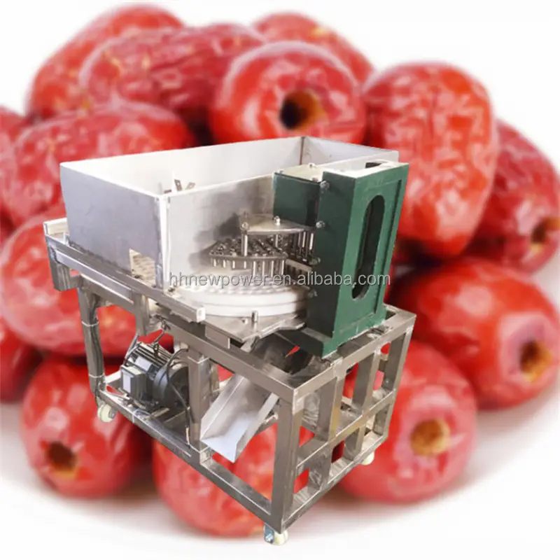 Commercial Plum Cherry Peach Apricot Pitter Pitting Stoner Machine Red Dates Deseeding Opening Machine