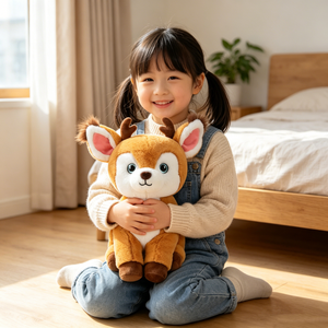 Juguete de Peluche de Ciervo del Bosque al por Mayor, Muñeco de Ciervo de Alta Fidelidad, Decoración <span class=keywords><strong>para</strong></span> Guardería y Regalos Educativos de Vida Silvestre - Product Image 2