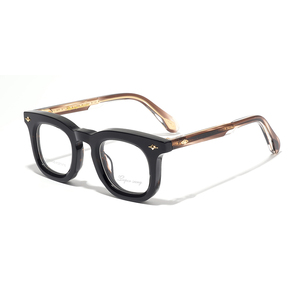 Monture de lunettes carrée artisanale Saint Van Gogh à bord large, en acétate, facile à nettoyer, pour un usage décontracté - Product Image 1