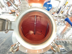 Alambic industriel multifonctionnel en cuivre certifié CE, chauffage électrique/vapeur/gaz, pour whisky, brandy, <span class=keywords><strong>gin</strong></span>, rhum, avec moteur - Product Image 4