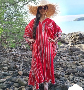 Donarock — vêtements d'été pour femmes, caftan, fait à la main, teinture Exclusive - Product Image 2