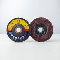 Disque à lamelles de 4 pouces pour meuleuse d'angle, pour le ponçage et le meulage des surfaces métalliques, disque de polissage métallique de 100 mm, disques à lamelles abrasifs