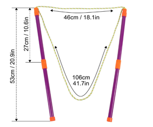 Niềm Vui Tuyệt Vời Làm Bong Bóng Khổng Lồ Stick Kit Chơi Big Wand Đồ Chơi Trẻ Em Ngoài Trời Bong Bóng Đồ Chơi - Product Image 5