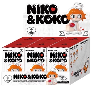 Caja de 12 Unidades al por Mayor, <span class=keywords><strong>Serie</strong></span> Nikoko Soulmate, Caja Ciega de Regalo Misteriosa, Coleccionables, Juguetes de Cumpleaños para Niños, Juego de Cartas Coleccionables - Product Image 1