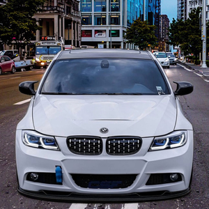Phare de voiture pour BMW Série 3 E90, ensemble de phares modifiés, feux de jour blancs/jaunes, clignotants, neuf - Product Image 3