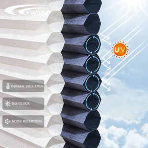 Custom Honeycomb Cellular Blind Cordless Full Blackout Fabric Blinds <b>Window</b> Blind <b>Shades</b> - Product Image 2