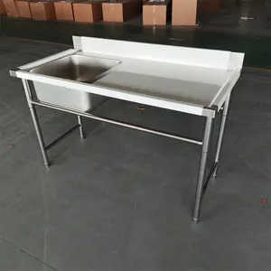 Guanbai clearance stainless steel kitchen workbench - China Stainless Steel  Table, Stainless Steel Preparing Table