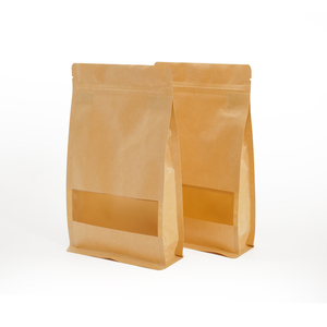 Bolsa de Papel Kraft Personalizada para Envasado de Frutos Secos con Ventana, Grado Alimenticio, Tipo Stand-Up, Fondo Plano y Refuerzo Lateral, Venta Caliente 2026 - Product Image 2