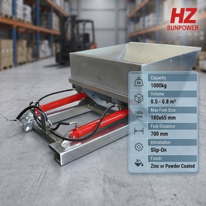 Cucharón Hidráulico para Montacargas HZ SUNPOWER Serie <span class=keywords><strong>DBHS</strong></span>, Capacidad de 1000 kg, Accesorio de Cucharón Basculante Deslizable - Product Image 3