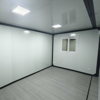 Planes de casa prefabricada de 2 pisos y 3 dormitorios, contenedor de acero extensible de 50 metros cuadrados para Villa, apartamento, centro comercial o uso escolar