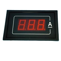 Mini Amperímetro Digital DC 99.9A, Medidor Digital de Panel, Amperios, 3 Dígitos, Pantalla LED, Monofásico, CA 220V, Clase de Precisión 1.0, SK85-CA