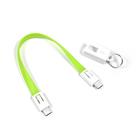 Regalo Promocional, Cable de Datos 3A con Logotipo Personalizado, Llavero USB de Carga Rápida y Cable de Carga Múltiple para Dispositivos Clave