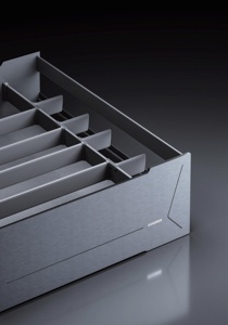 Vassoio Organizzatore Personalizzabile per Armadietti da Cucina, <span class=keywords><strong>Divisorio</strong></span> Sottile per <span class=keywords><strong>Cassetti</strong></span>, Partizioni Mobili Ecologiche Multifunzione - Product Image 4