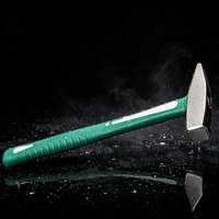 Marteau de mécanicien de qualité industrielle en acier à haute teneur en carbone avec manche en fibre de verre, personnalisable OEM, outil de découpe pour soudeur multi-spécifications