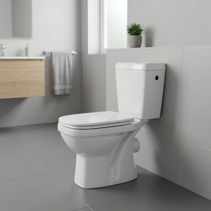 Inodoro de Cerámica Italiana de Alta Gama Vistaar, Juego de Inodoro Cuadrado de Porcelana de Dos Piezas para Baño - Product Image 3