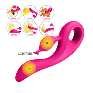 Vibromasseur de lapin en Silicone de haute qualité pour femmes Juguetes Sexuales jouets sexuels pour adultes pour la Stimulation du clitoris du point G de l'<span class=keywords><strong>orgasme</strong></span> vaginal - Product Image 1