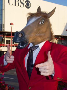 Tête de cheval masque Halloween Cosplay horreur Animal visage complet fête de pâques nouveauté Costume Costume théâtre blague fête folle - Product Image 3