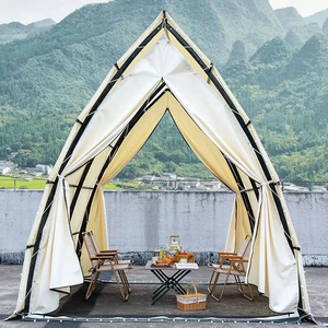 Tente de <span class=keywords><strong>camping</strong></span> de luxe personnalisable de style campagne 3*3, imperméable, anti-moisissure, petite tente de <span class=keywords><strong>camping</strong></span> à voile, <span class=keywords><strong>camping</strong></span> en plein air - Product Image 4