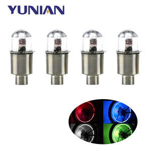 Mini-lampe universelle pour vélo, éclairage de roue, lampes LED pour valve de pneu de moto, lampe néon étanche pour vélo - Product Image 1