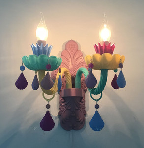 2018 la iluminación bello más popular candelabro de macarrón de cristal <span class=keywords><strong>moderno</strong></span> - Product Image 6
