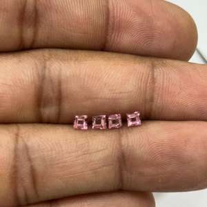 Pierres précieuses de tourmaline rose pour bébé Pierres de tourmaline roses calibrées en vrac faites à la main - Product Image 1