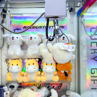 Machine à griffes transparente pour un joueur, distributeur de poupées à monnayeur avec plusieurs systèmes de paiement