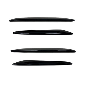 Mercedes-Benz E-Class W213 Front Bumper Canard Carbon Fiber Texture 2016-2020 E200 260 300 AMG Style Modification - Product Image 4