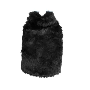 2022 Low Price Guaranteed Quality Protective Feather Warm Black Pet Dog Feather Clothes