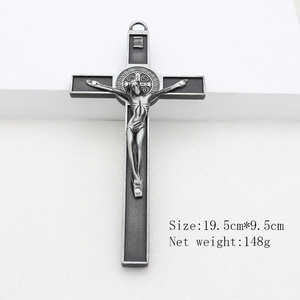 Colgante grande de aleación Simple, joyería religiosa, católica, cruz de Jesús, Cruz - Product Image 6
