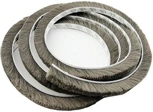 Ruitenborstel, weerscherm, raamrubber, siliconen afdichtingsstrip, wollen poolrubber, weerstrips met vinnen - Product Image 2