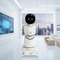 Robot de Servicio Humanoide con IA, Navegación Autónoma, Robot de Bienvenida con Pantalla Táctil para Recepción en Aeropuertos, Centros Comerciales y Hospitales