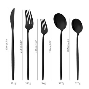 Luxury Fancy Stainless Steel Silverware Gold <b>Dinner</b> Knife Spoon Fork <b>Set</b> Cuttlery Cutlery <b>Set</b> Wholesale - Product Image 5