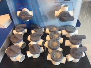 Emaux ABS/PVC kiểm tra van cho hồ bơi kết nối đường ống 1.5/2.0 inch 4 bar áp lực 1 năm bảo hành - Product Image 5