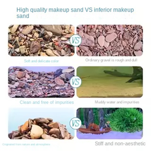 Voonline <span class=keywords><strong>Aquarium</strong></span> Grind Rots Natuurlijk Decoratief Zand Voor Ambachten, Vaasvuller, Vetplanten, <span class=keywords><strong>Aquarium</strong></span> - Product Image 3