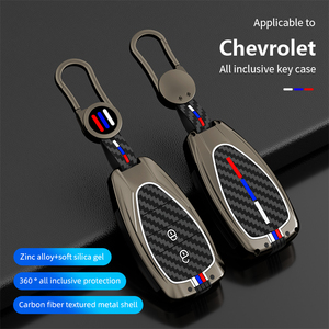 Custodia per chiave auto per Chevrolet Onix Equino Orlando Cruze Spark Sonic Camaro Volt Bolt Trax Malibu Blazer Traverse Seeker - Product Image 4