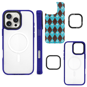 غلاف مغناطيسي لـ 13 Pro Max غطاء خلفي معدني فاخر مضاد للصدمات بتصميم محاصر مضاد للصدمات يحول الأنماط في ثوانٍ - Product Image 1