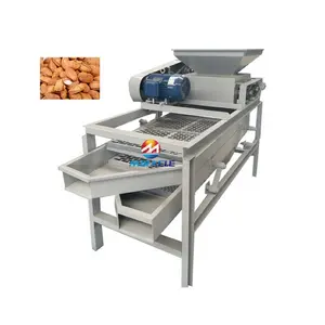 Factory Price Almond Shell Separator Machines Stainless Steel Almond Hazelnut Shell Breaking Cracking Machine