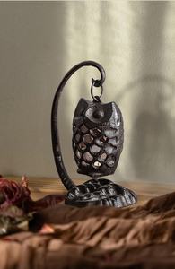 Nordic Retro <strong>Owl</strong> Cast Iron <strong>Candle</strong> <strong>Holder</strong> Hanging Lamp Ornament Home Decoration Decoration Handicraft - Product Image 3