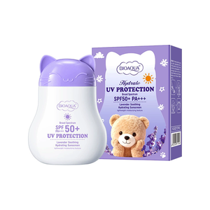 BIOAOUA <span class=keywords><strong>Crema</strong></span> Solare Rinfrescante e Illuminante Orsetto con Olio di Rosa e Camomilla per il Controllo <span class=keywords><strong>dell</strong></span>'Olio - Edizione Internazionale - Product Image 3