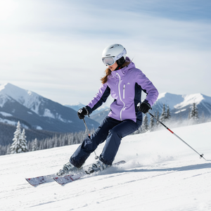 OEM <span class=keywords><strong>Damen</strong></span> Winter Wasserdichte Kapuzenjacke mit Reißverschluss Winddichte Isolierte Snowboard-Oberbekleidung Maßgefertigte Umweltfreundliche <span class=keywords><strong>Skating</strong></span>-Jacke - Product Image 2