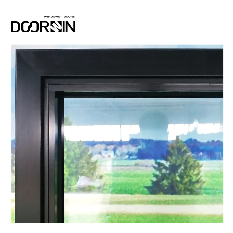 Custom Double Glazed Windows Aluminum Frames Casement Window