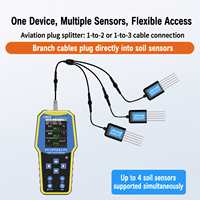 Terminal de suivi portable haute précision 7-en-1 pour l'agriculture intelligente : Enregistreur de données de sol IoT intelligent, mesureur NPK, pH et EC (vente en gros)